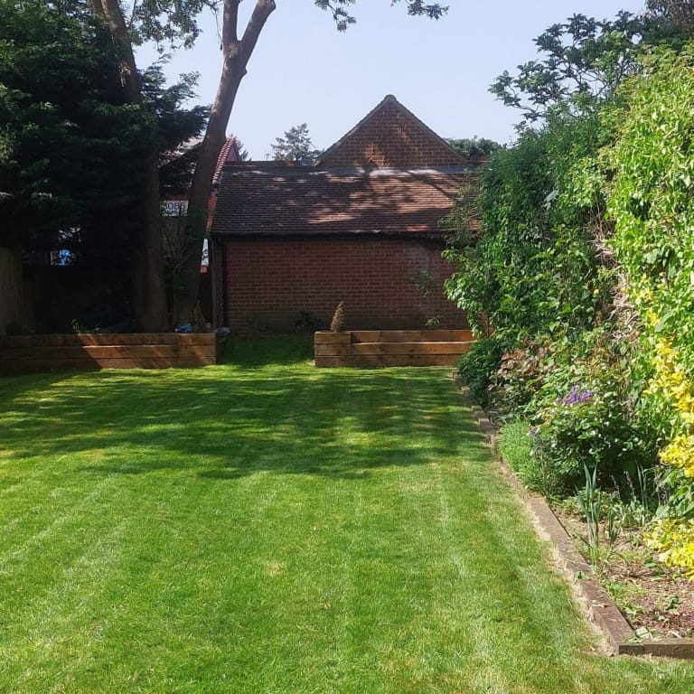 mowing lawn care weeding pruning